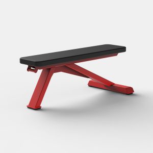 Ghế tập tạ ngang Flat Bench Alpha cao cấp có bánh xe